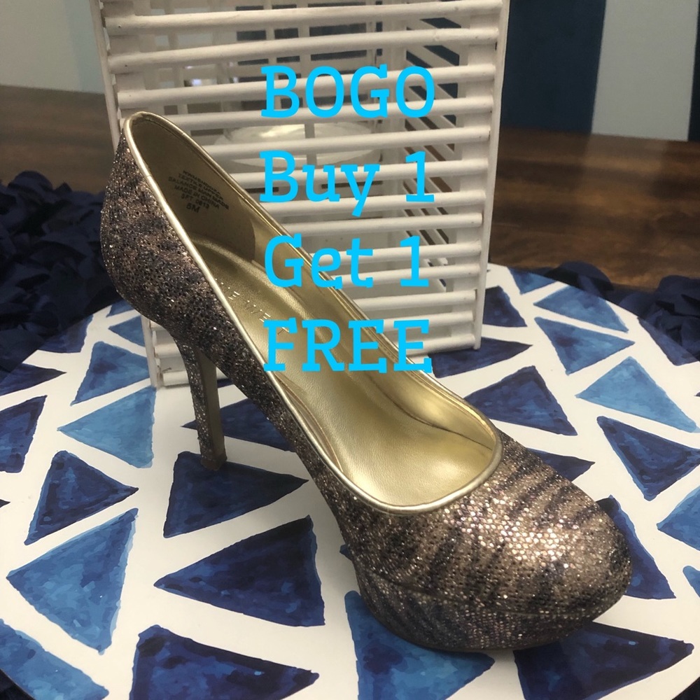 Nine West Glitter High Heels